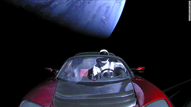 spacex tesla starman